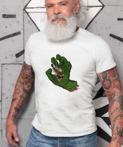 rat fink hand WhiteShirt 2