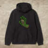 rat fink hand hoodie