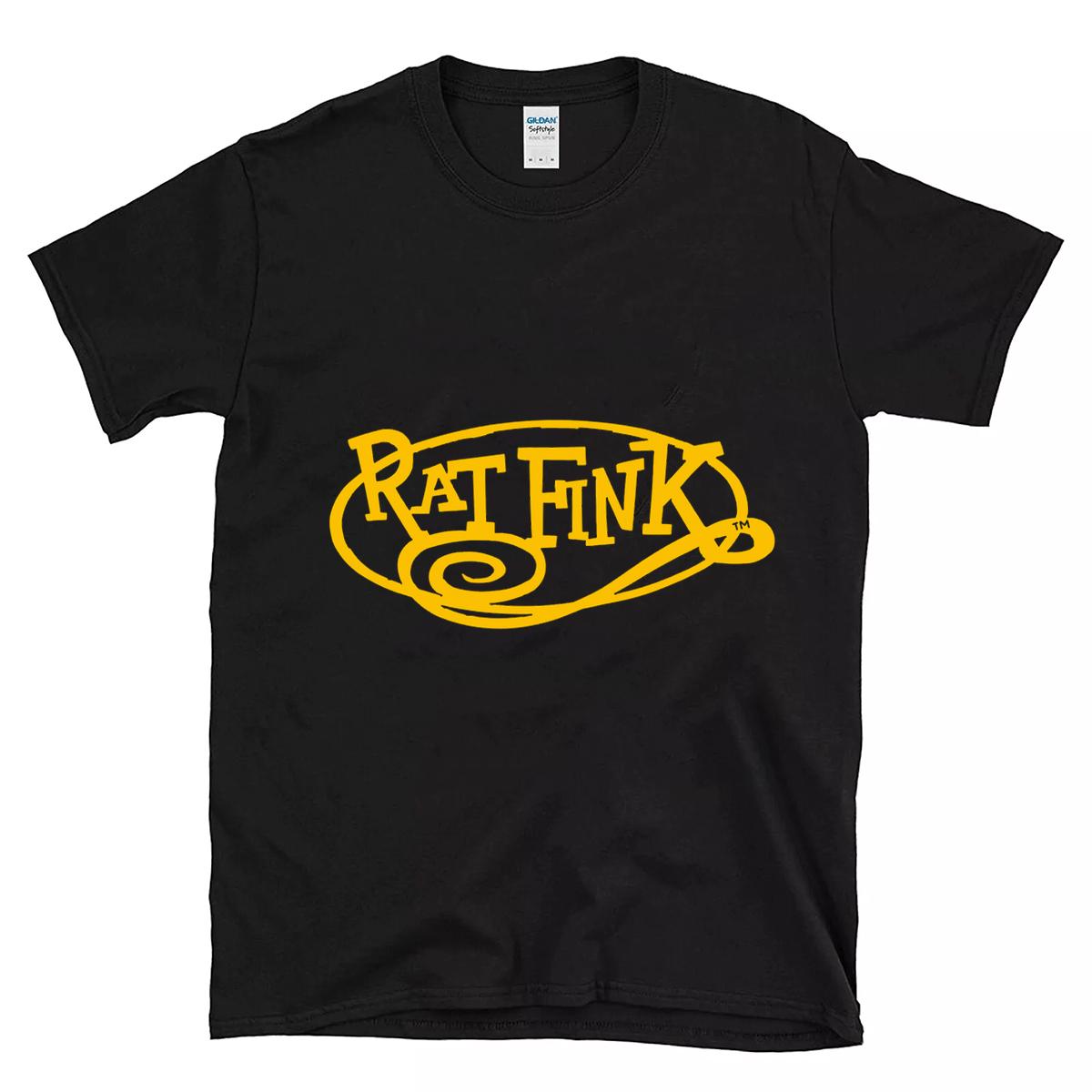 rat fink logo T shirt 1 rat fink logo BlackShirt 1