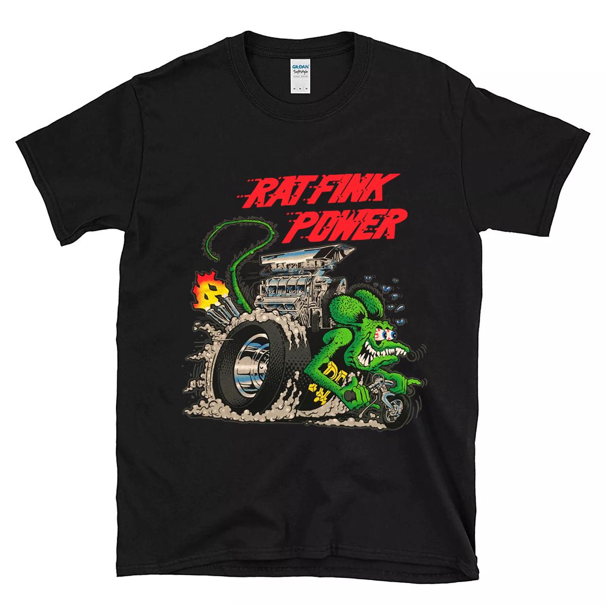 rat fink power T shirt 1 rat fink power BlackShirt 1