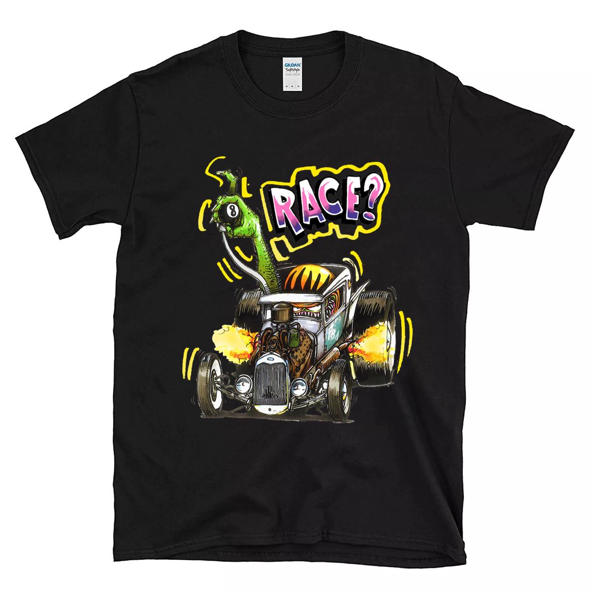 rat fink race T shirt 1 rat fink race BlackShirt 1