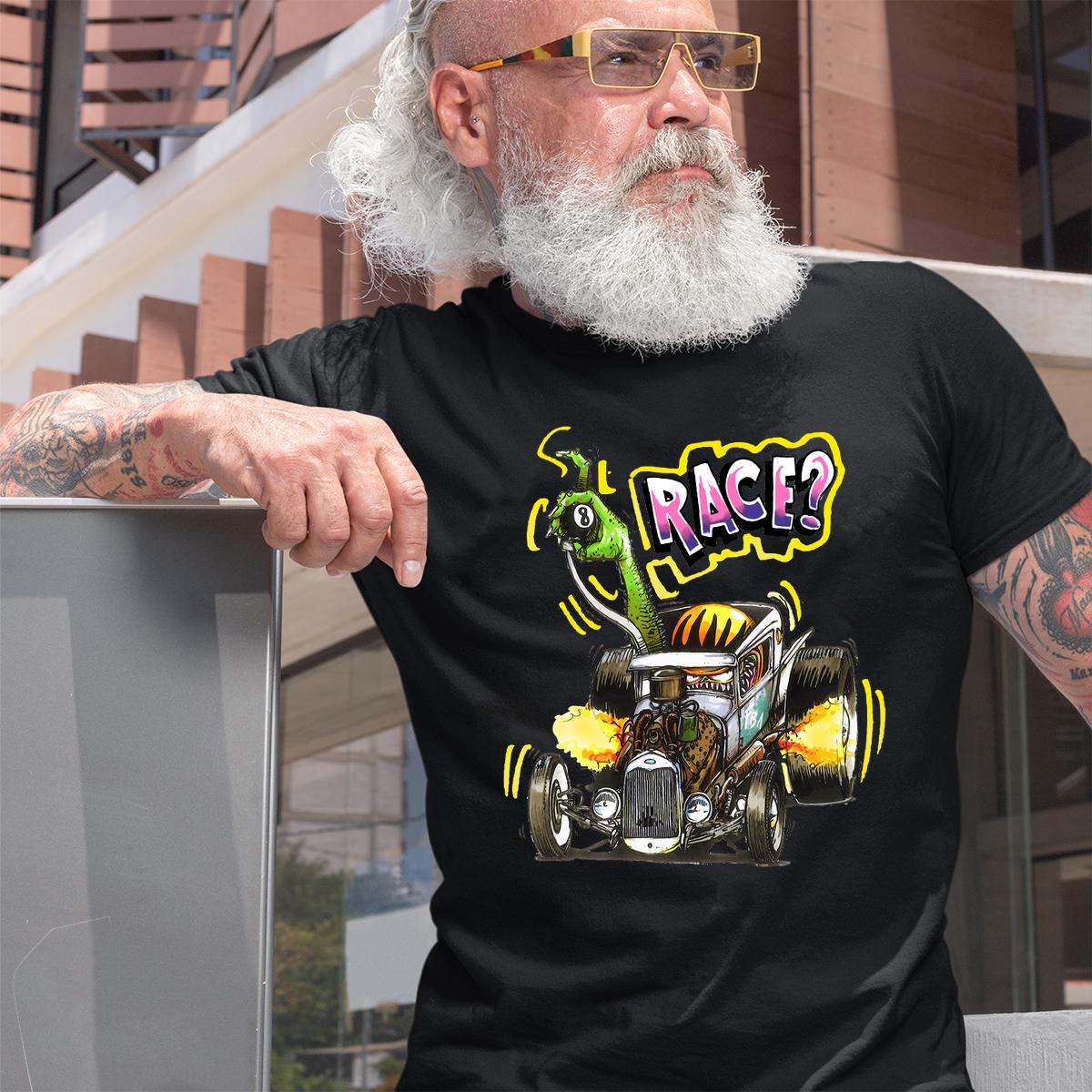 rat fink race T shirt 2 rat fink race BlackShirt 2