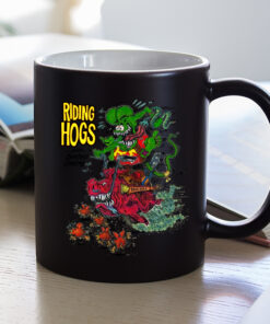 rat fink riding hogs and chasing chicks Mug