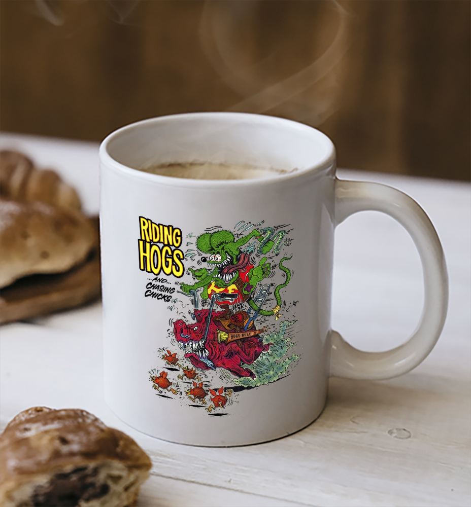 rat fink riding hogs and chasing chicks Mug 2 rat fink riding hogs and chasing chicks Mug 2