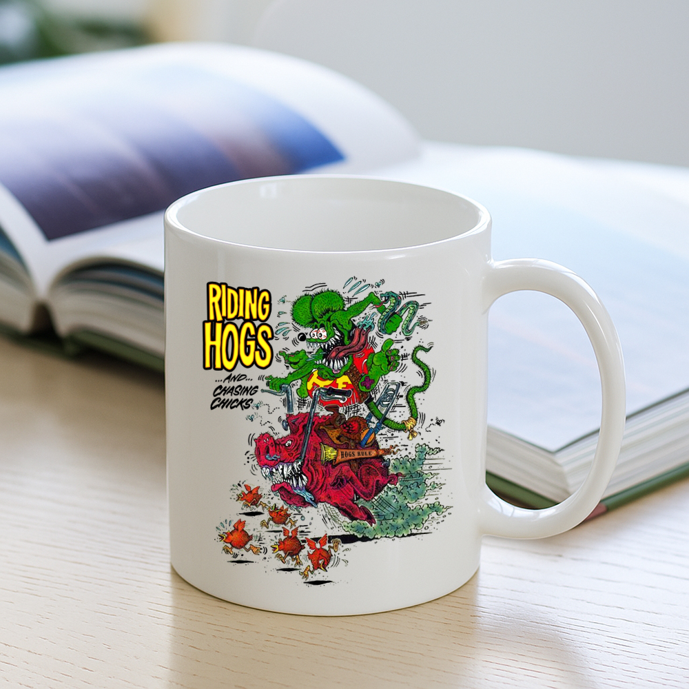 rat fink riding hogs and chasing chicks Mug 3 rat fink riding hogs and chasing chicks Mug 3