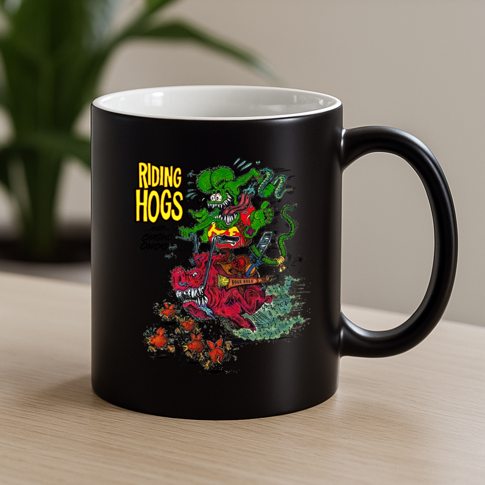 rat fink riding hogs and chasing chicks Mug 4 rat fink riding hogs and chasing chicks Mug 4
