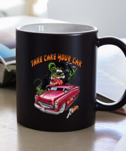rat fink take care your car Mug