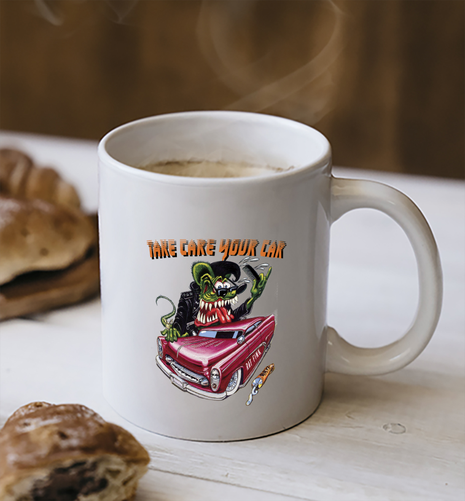 rat fink take care your car Mug 2 rat fink take care your car Mug 2