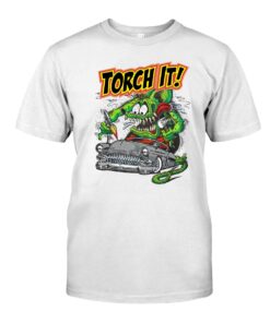 rat fink torch it WhiteShirt 1