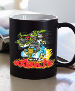 rat fink with Death Mug