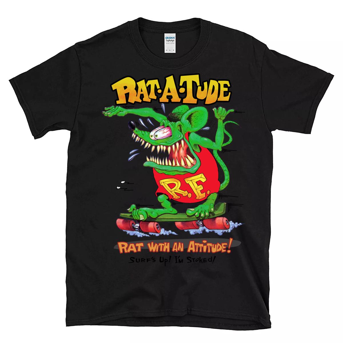 rat with an attitude T shirt 1 rat with an attitude BlackShirt 1
