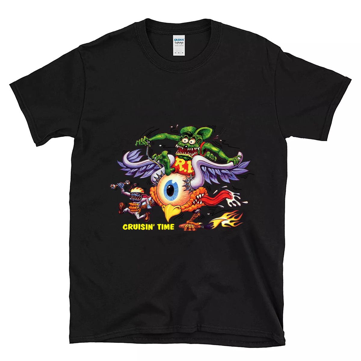 ratfink Cruisin time T shirt 1 ratfink Cruisin time BlackShirt 1