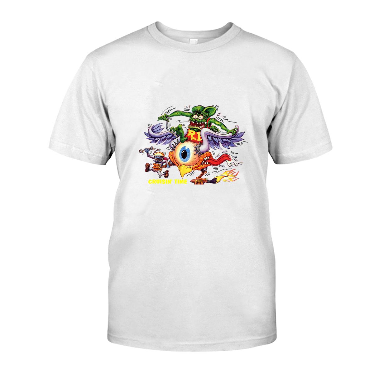ratfink Cruisin time T shirt 3 ratfink Cruisin time WhiteShirt 1