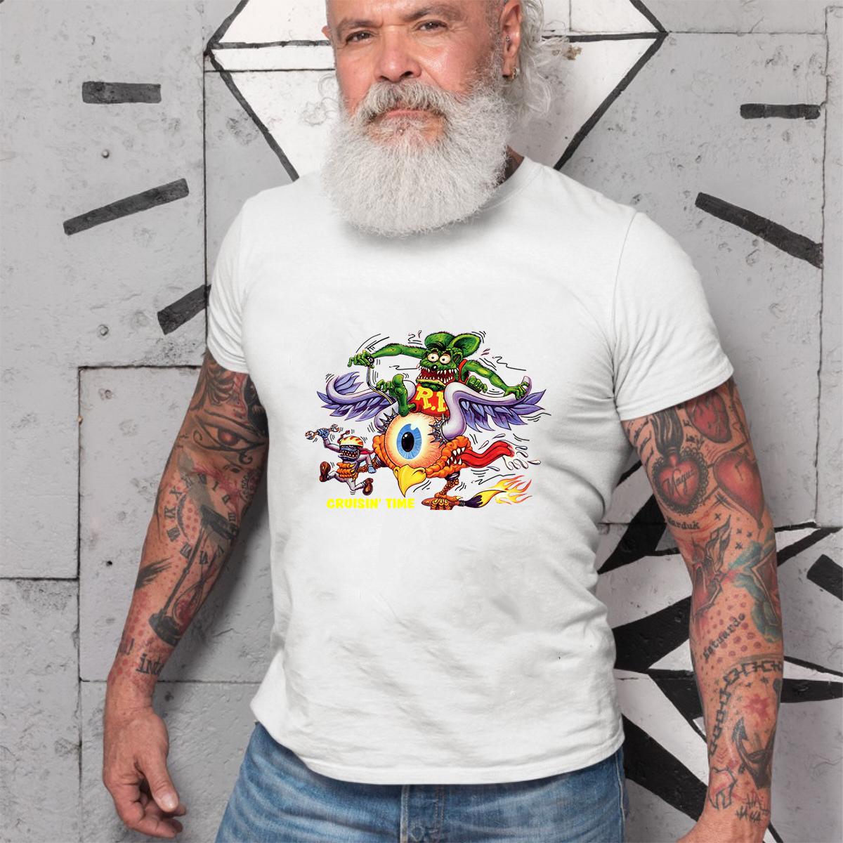 ratfink Cruisin time T shirt 4 ratfink Cruisin time WhiteShirt 2