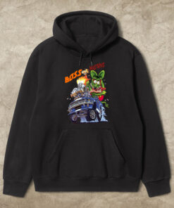rat fink boss mustang hoodie