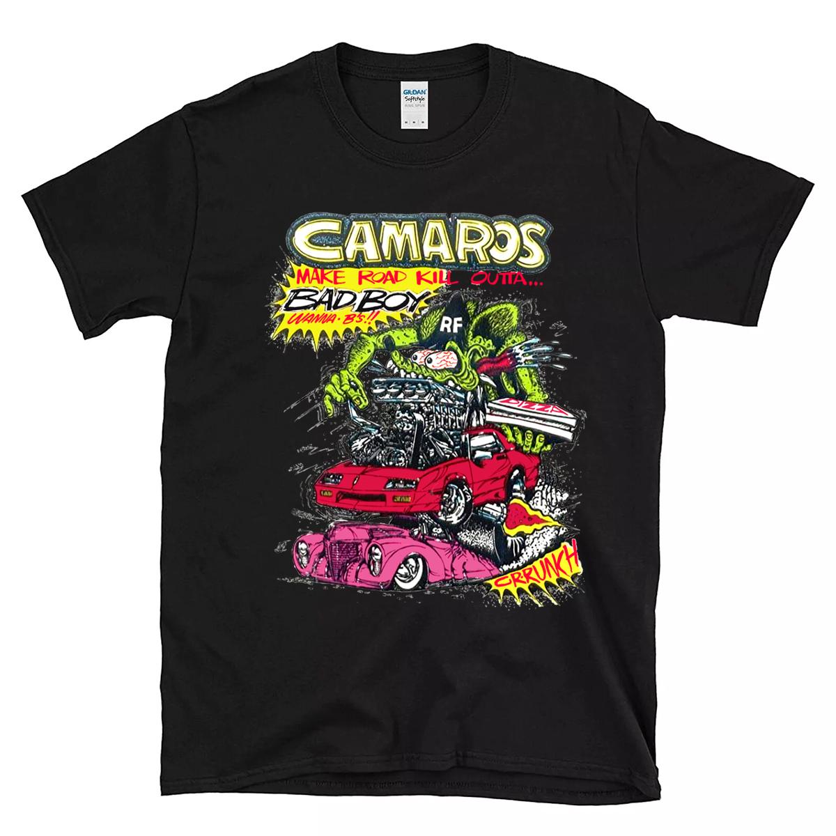 ratfink camaros T shirt 1 ratfink camaros BlackShirt 1
