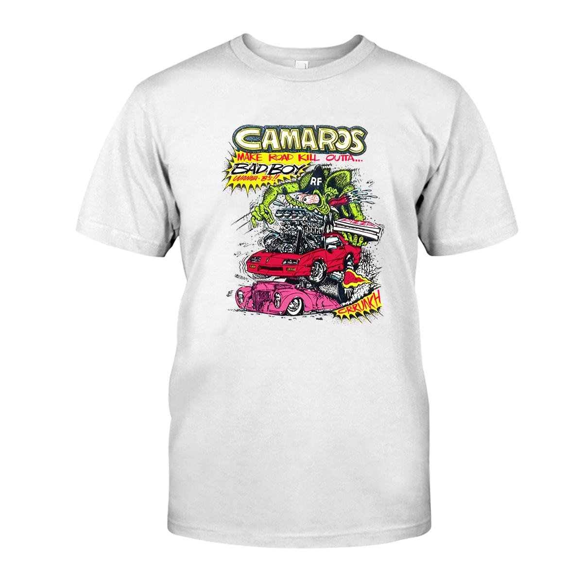 ratfink camaros T shirt 3 ratfink camaros WhiteShirt 1