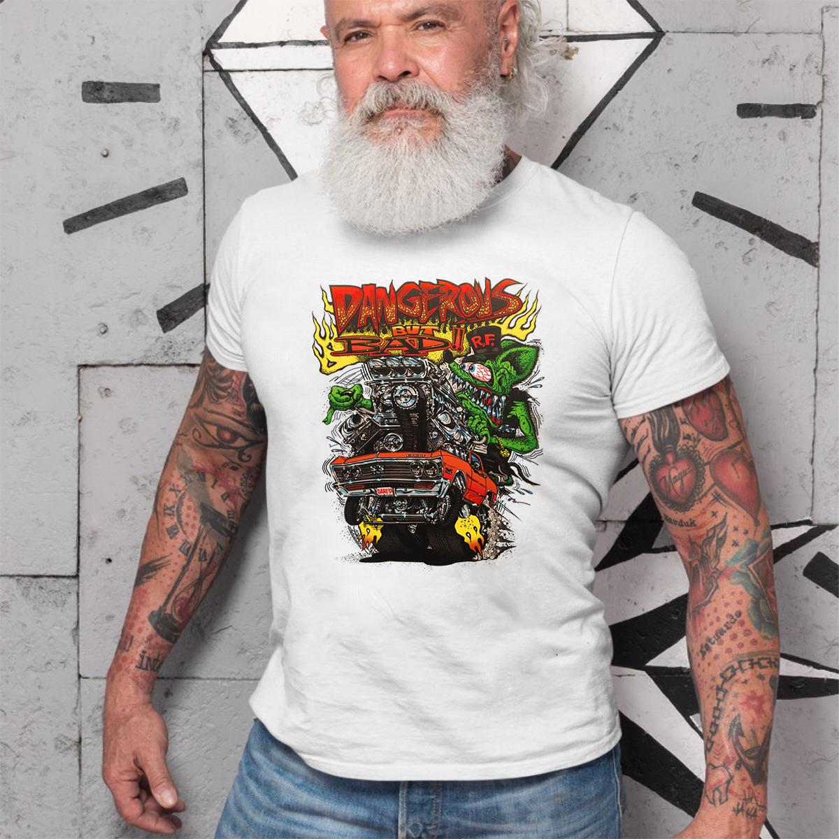 ratfink dangerous but bad T shirt 4 ratfink dangerous but bad WhiteShirt 2