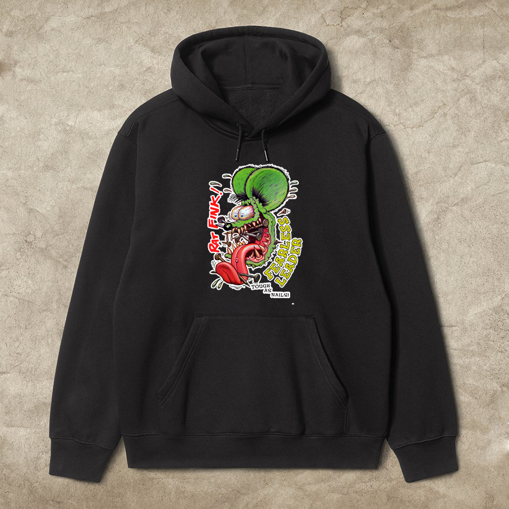 rat fink fearless leader tough as nails hoodie 1 ratfink fearless leader tough as nails hoodie 1