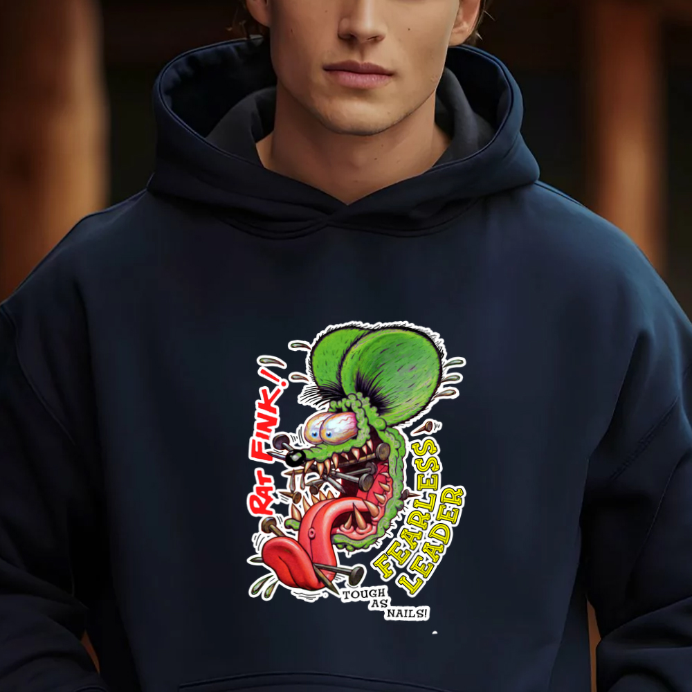 rat fink fearless leader tough as nails hoodie 2 ratfink fearless leader tough as nails hoodie 2