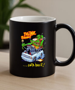 ratfink fish tail burnout Mug 4