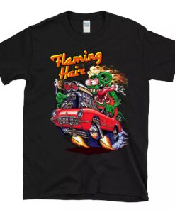 ratfink flaming hair T shirt