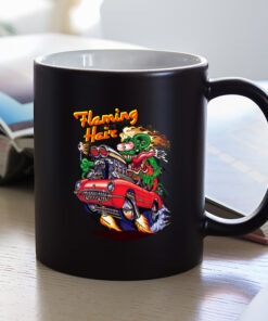 ratfink flaming hair Mug