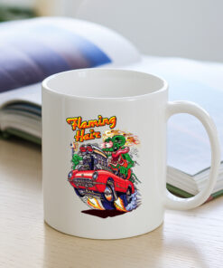 ratfink flaming hair Mug 3
