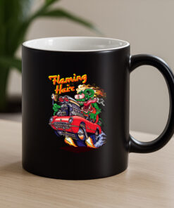 ratfink flaming hair Mug 4