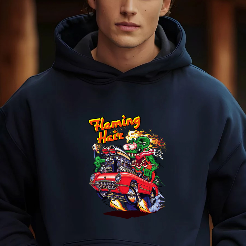 rat fink flaming hair hoodie 2 ratfink flaming hair hoodie 2