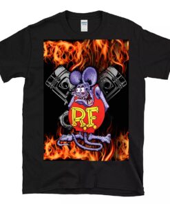 ratfink hot rod piston T shirt