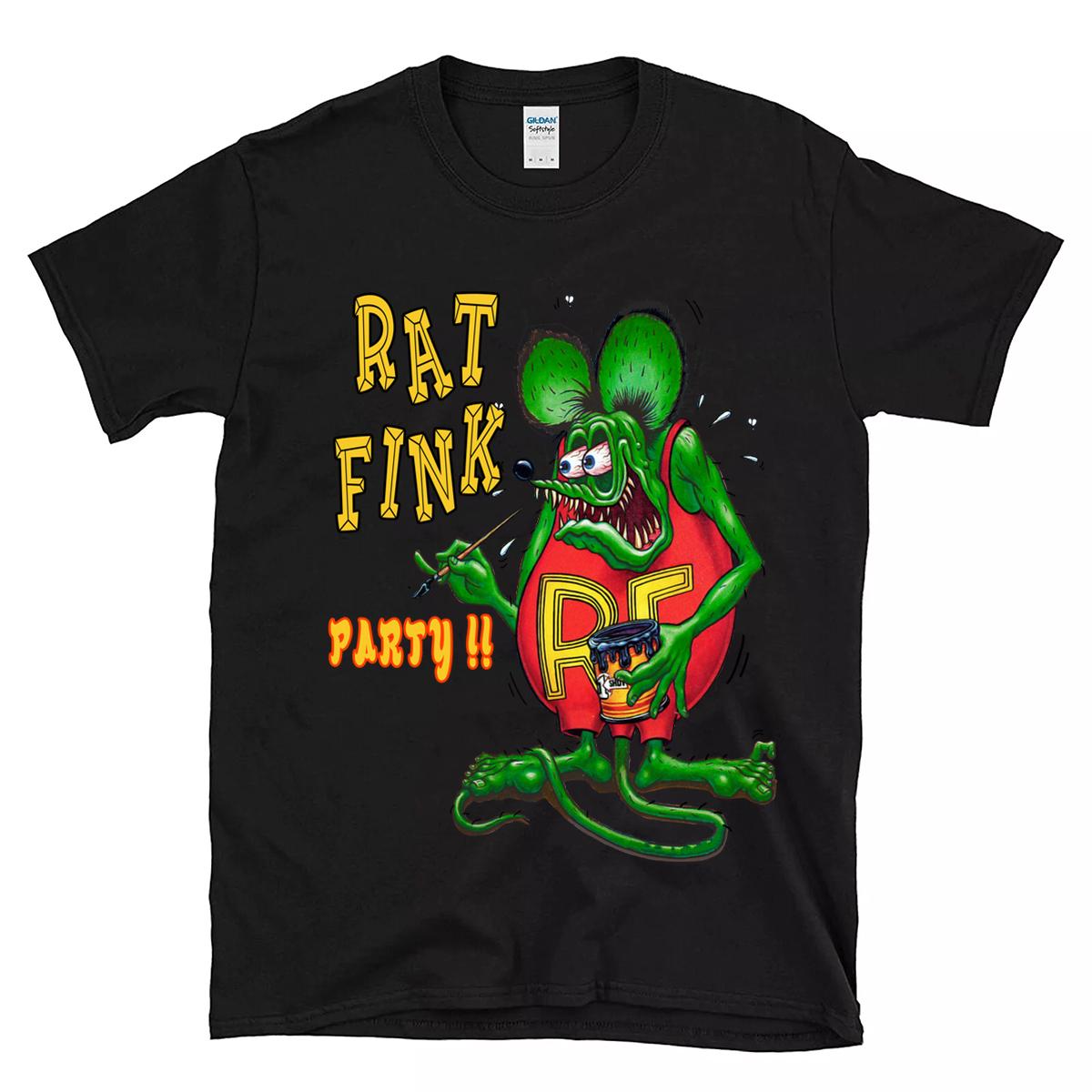 ratfink party T shirt 1 ratfink party BlackShirt 1