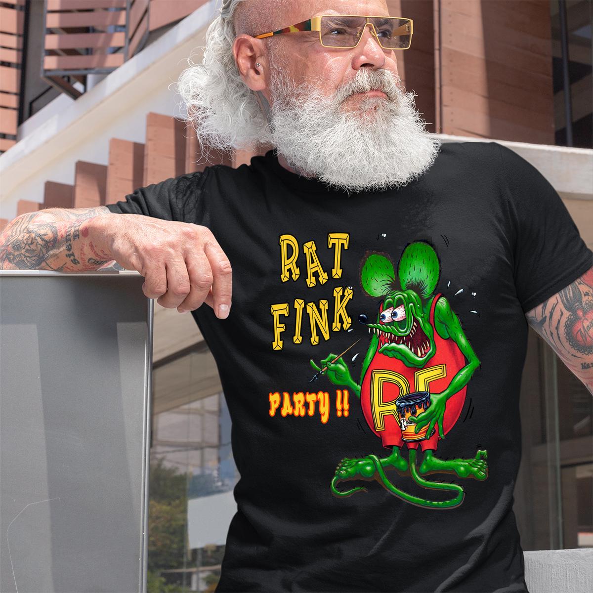ratfink party T shirt 2 ratfink party BlackShirt 2