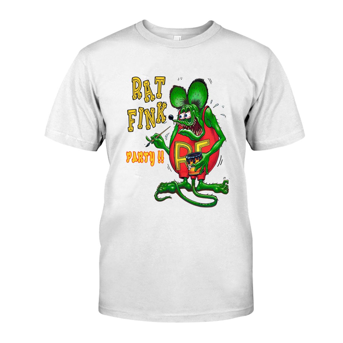 ratfink party T shirt 3 ratfink party WhiteShirt 1