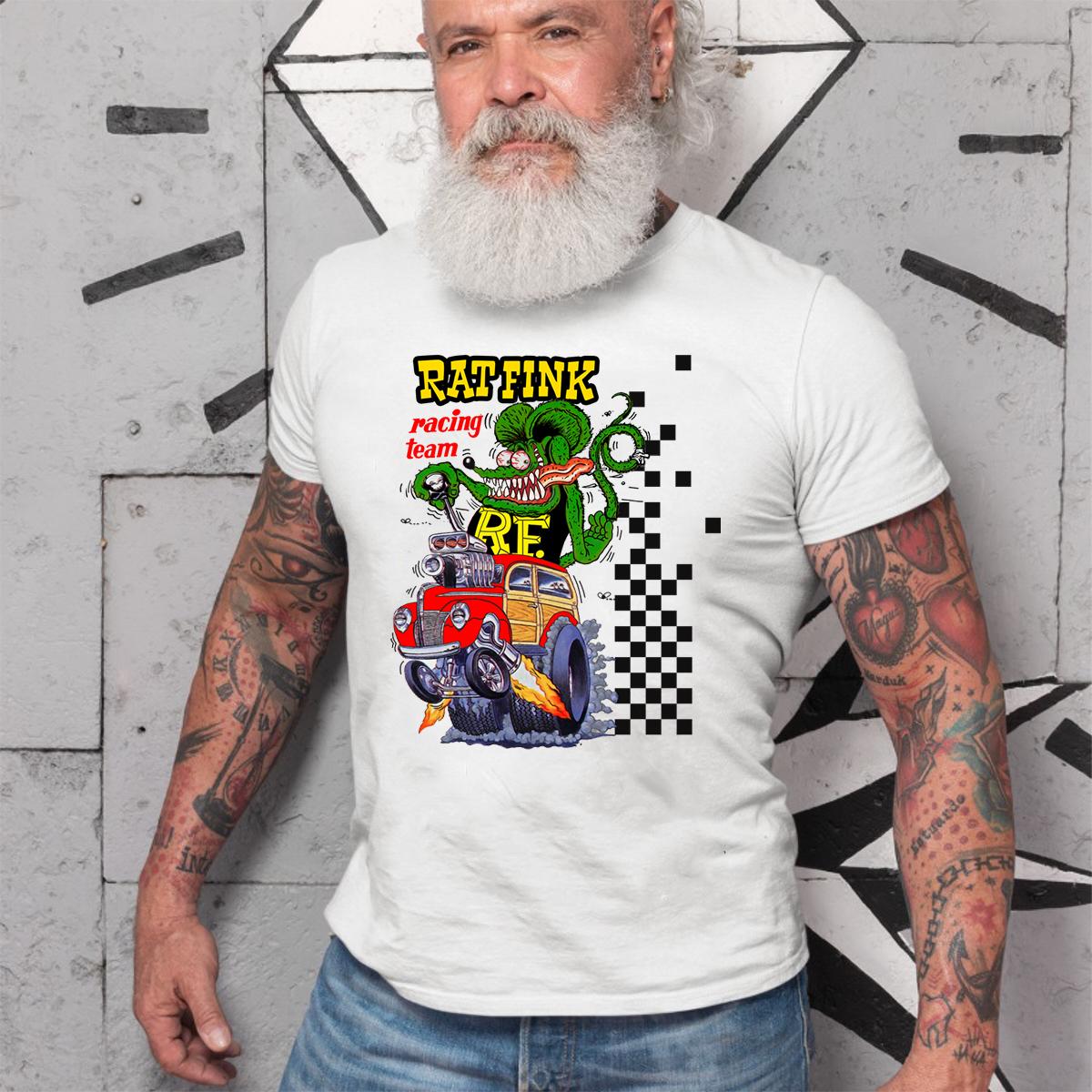 ratfink racing team T shirt 4 ratfink racing team WhiteShirt 2 1