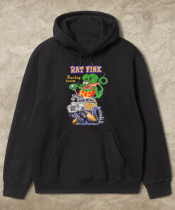 rat fink racing team hot rod hoodie