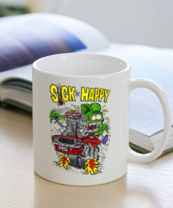 ratfink sick but happy Mug 3