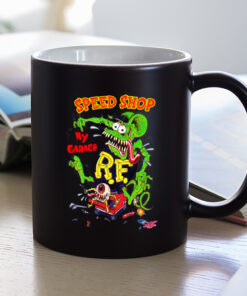 ratfink speed shop garage Mug