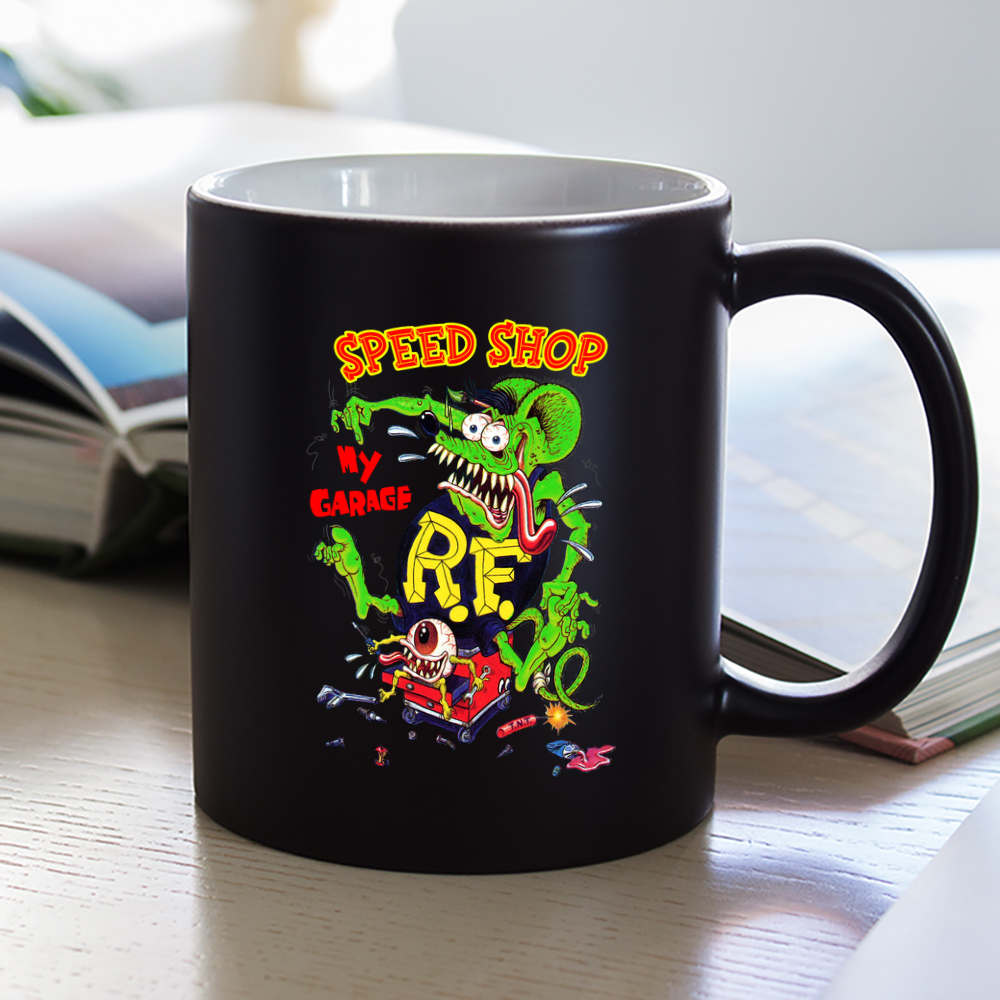 ratfink speed shop garage Mug 1 ratfink speed shop garage Mug 1