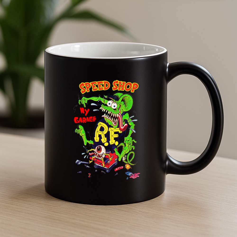 ratfink speed shop garage Mug 4 ratfink speed shop garage Mug 4
