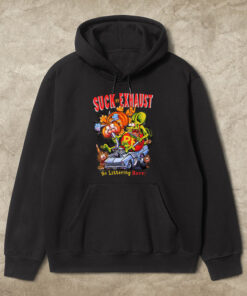 rat fink suck my exhaust hoodie