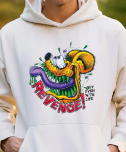 revenge get even with life hoodie 3