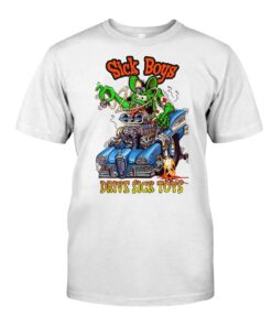 sick boys drive sick toys WhiteShirt 1