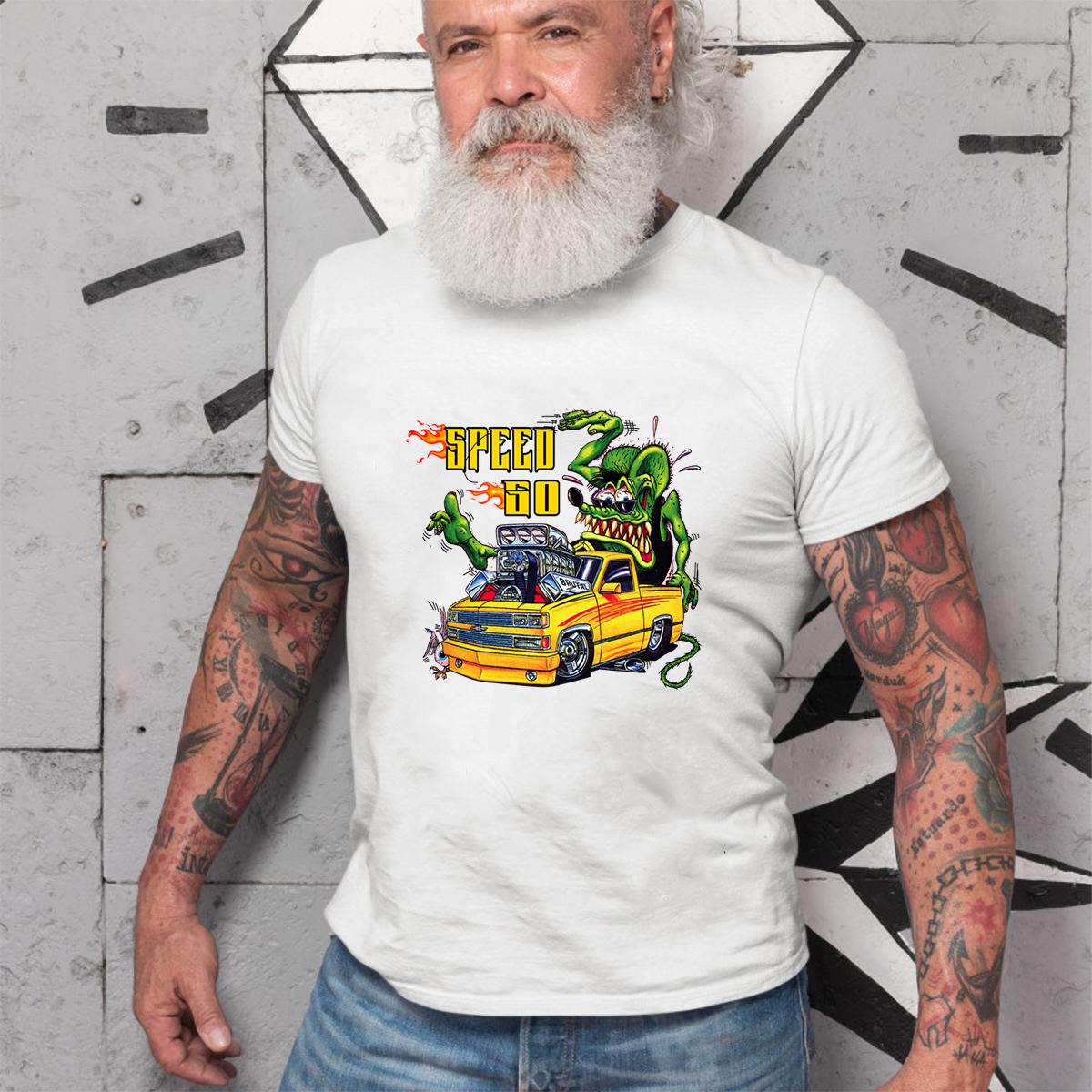 speed go rat fink T shirt 4 speed go rat fink WhiteShirt 2