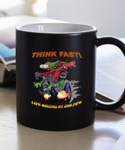 think fast hot rod Mug