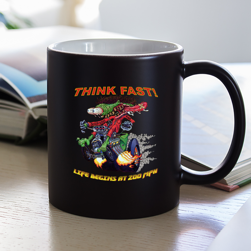 think fast hot rod Mug 1 think fast hot rod Mug 1