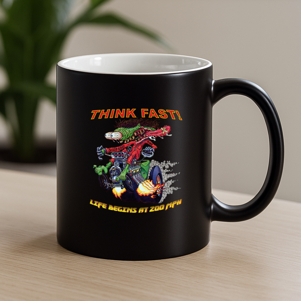 think fast hot rod Mug 4 think fast hot rod Mug 4