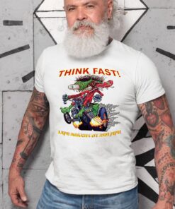 think fast hot rod WhiteShirt 2