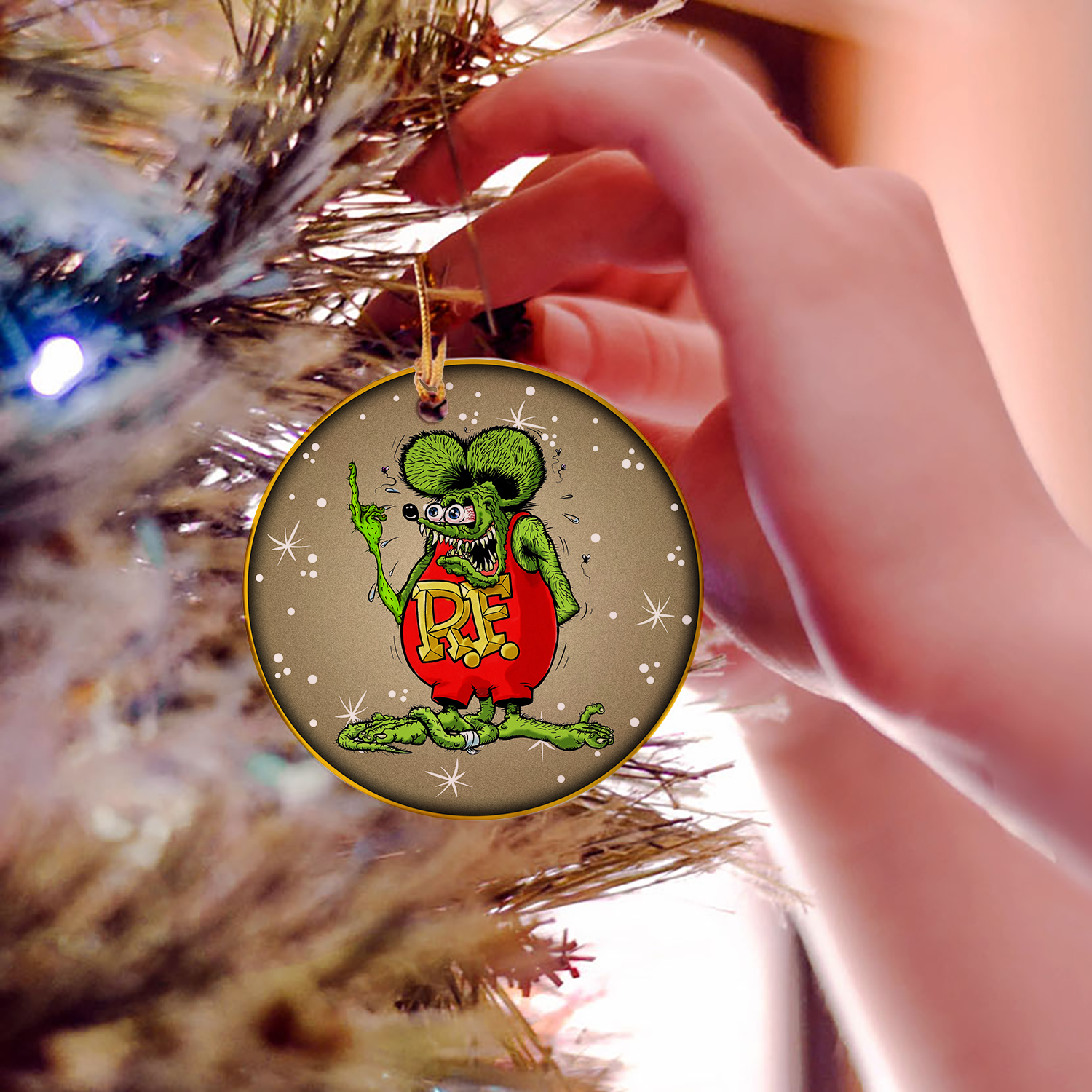 Rat Fink Hot Rod Ornament Gift 3 Rat Rod Fink Ornament 28